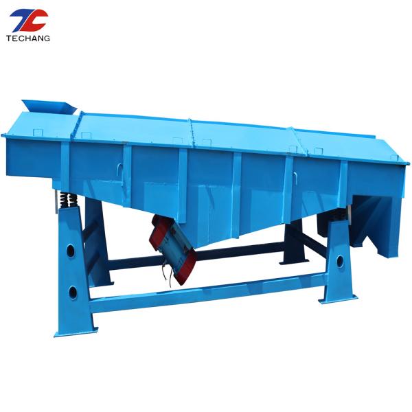 Large Capacity Sand Screening Linear Vibrating Screen 45 - 60 Degree Angle Of