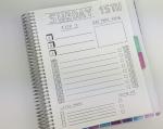Thread Bound Bullet Journal Notebook / Empty Bullet Journal Minimalist Design