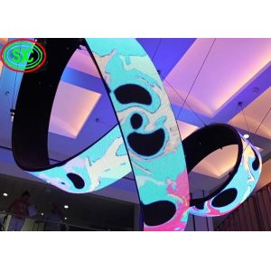 Smart P3.91 Curved Video Wall Displays Soft Modules For Indoors