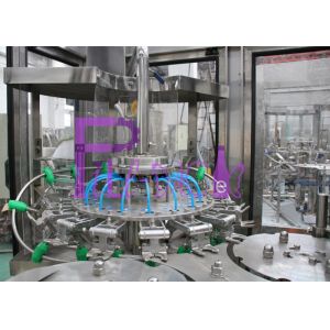 Automatic 3 in 1 Bottled Water Filling Machine PLC Touch Screen 12 Heads