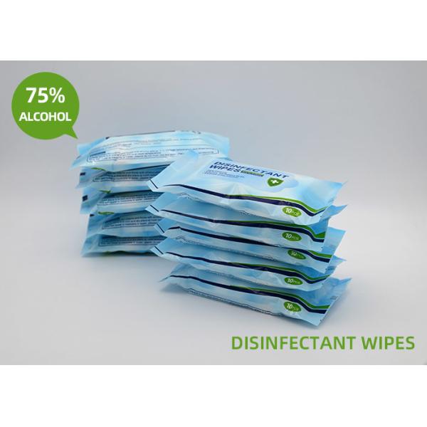 Quality Convenient FDA Portable Alcohol Wipes Kill 99.9% Germs 10 Pack wholesale