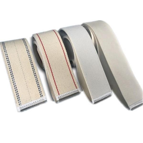 Quality White Woven Folding Cotton Belt / Folder Machine Belt 2mm Thickness wholesale