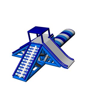 Giant Inflatable Water Tower With Blob For Aqua Park