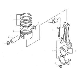 178-6546 Engine 9T6857 Pump Group Piston Cylinder Liner 1786546 Piston Ring 9T-6857