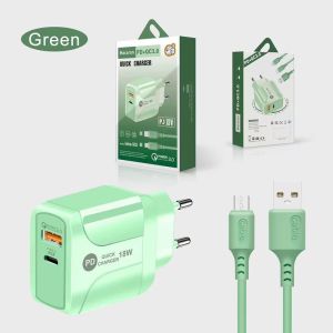 18W Macaron USB Charger Kits With CE UL ROHS FCC Certifications