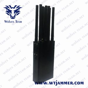 8 Antenna Wireless 30m 8W Handheld Signal Jammer