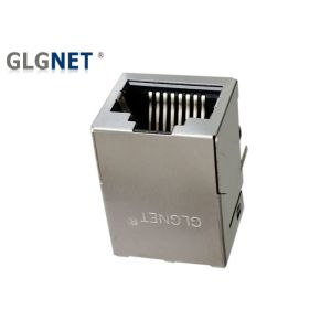 IEEE 802.3u Low Profile RJ45 Modular Jack Copper Alloy Preplated With Nickel