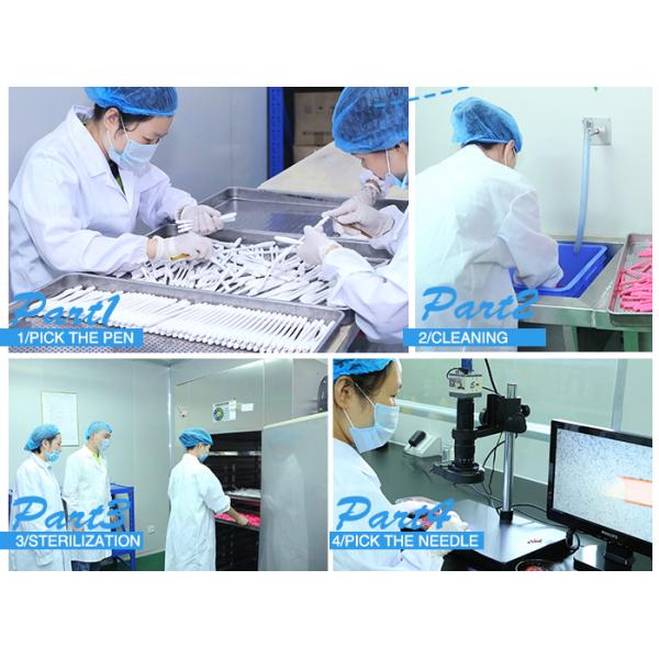 Golden Luxury Disposable Eyebrow Manual Tattoo Pen For Permanent Makeup