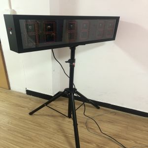 Six Digits City Marathon Race Electronic Clock Wireless With Battery