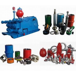 API 7K F1600 Triplex Mud Pumps For Drilling Rigs discharge high viscosity