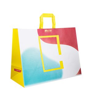 China Eco-Friendly Handle Paper Bags OEM ODM Brown/White/Customized on sale