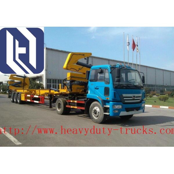 Yellow Telescopic Boom Crane / XCMG electric Scissor Aerial Work Platform 10m