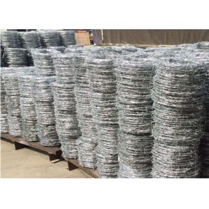 Cheap Security 25kgs Per Roll Fence Circular Barbed Wire for sale