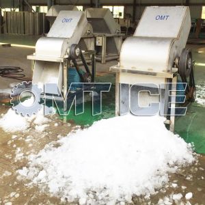 Food And Beverage Industrial Ice Crusher Machine Semi Automatic Ice Block