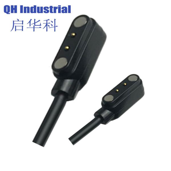 Quality 2Pin 4.0mm Non-Standard Smartphone Double Head Pin Cap Pogo Pin Magnetic Pogo Pin Charger Connector wholesale