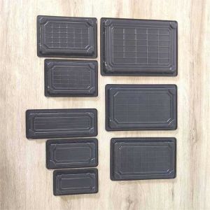 Disposable Japanese Plastic Fish Shaped Sushi Packaging Serving Tray Biodegradab