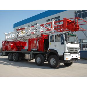 China 600 m Truck Mounted Portable Water Drilling Machine BZC600CA With HOWO Chassis And 2300r / Min Engine on sale