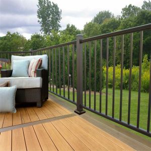 3 Rails Powder Coated Aluminium Slat Fencing Good Sale