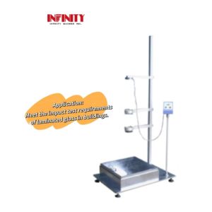High Precision Laminated Glass Falling Ball Impact Tester Impact Height 200
