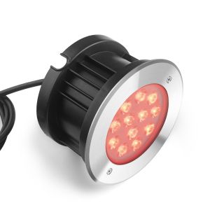 SS316L LED Ground Pool Light External Control 380lm 9W LED Underground Light