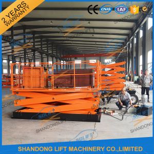 1T 5.5M Hydraulic Electric Home Scissor Lift Platform With CE