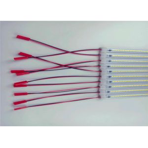 China 220v Plastic Rigid Led Strip Lights White Emitting Color With Transparent Shell on sale