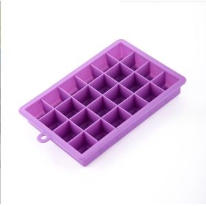 Food Grade Silicone Ice Cube Trays with Lids 15 Cavity and 24 Cavity Easy