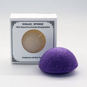 Organic Skincare Biodegradable Facial Konjac Sponge Removing Toxins