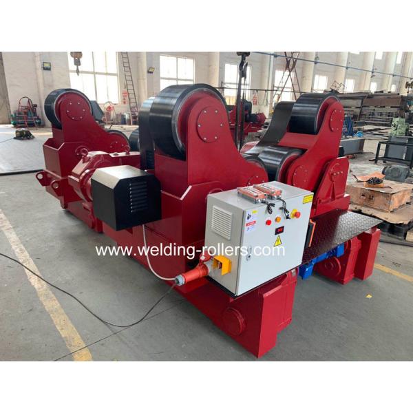 40 Ton Self Aligning Tank Turning Pipe Welding Roller For Wind Tower 2*1.5KW
