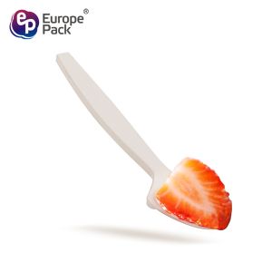 Europe-Pack factory direct biodegradable corn starch 5 inch dessert spoon