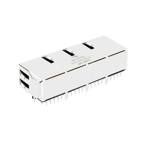 LPJGF46813CNL 10/100/1000 Base-T Tab Down Without LED 1x4 Port RJ45 Female