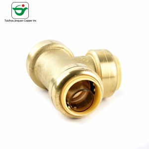 AB1953 Approved 1/2" 3/4" 1" Brass T Connector Fitting