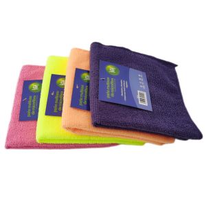 Cheap Lint Free Microfiber Cleaning Cloths Reusable Terry Towel Polyester for sale