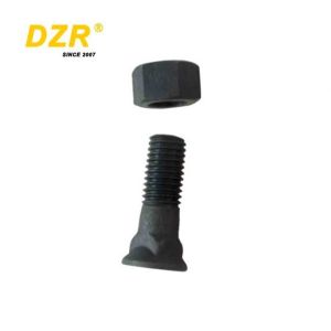 Cheap D6H/D6R Bulldozer Screw Bolt Nut 9M7445 40Cr Grade 12.9 Hardness HRC38-42 Track Bolt for sale