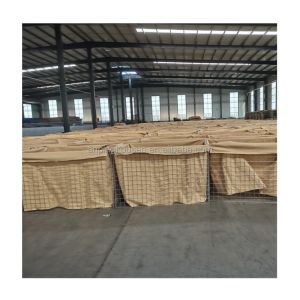 Galvanized Iron Wire High Strength Gabion Defensive Bastion Barriers for
