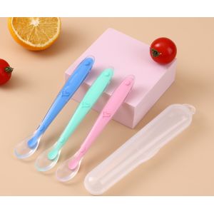 Silicone Spoon Fda Approved / Easy to Store with Hanging Hole