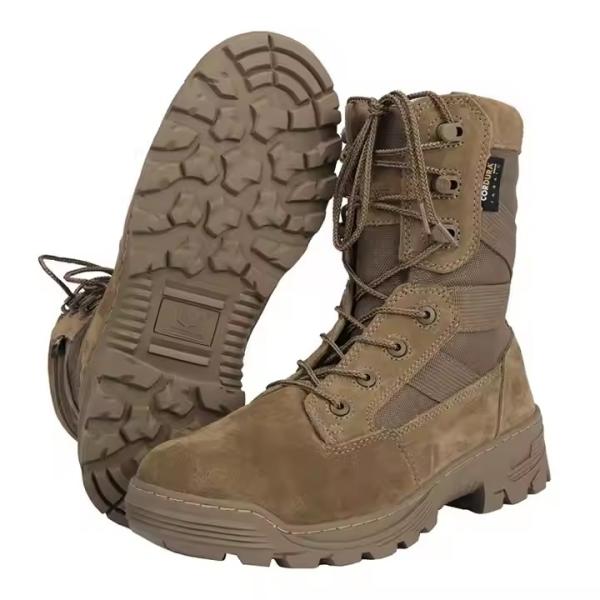 Durable Tactical Boots Coyote Combat Tactical Safety Boots For Men for