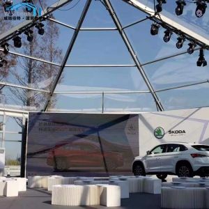 Big Transparent Multi Sided Tent Temporary Aluminum Frame For Car Show