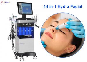 Cheap 14 Handpieces Hydra Facial Oxygen Machine Microdermabrasion Hydrodermabrasion Machine for sale