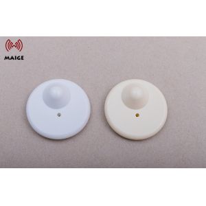 Cheap RF 8.2 R50 EAS Hard Tag , Round Security Tag Match With 8.2 Mhz System for sale