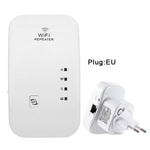 Kp300W Wireless WiFi Repeater 300Mbps Mobile Signal Booster Improve Your