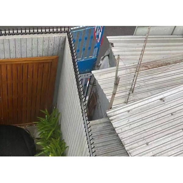 Quality Anti Climb Fence Security Wall Spikes Single Razor Type With Galvanized / Powder Coated Surface Treatment wholesale