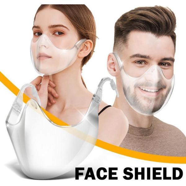 Quality TUV  15CM Anti Fog PC Plastic Protective Transparent Face Shield wholesale