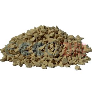 Beige EPDM Rubber Chip Recycled Rubber Granules Mulch