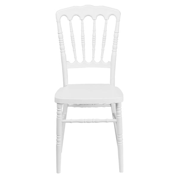 White Chiavari Chairs Wedding Stackable PP Plastic Chiavari Chairs