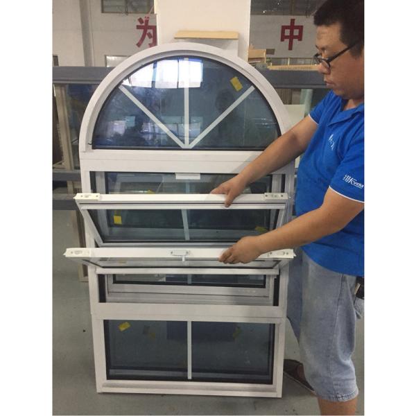 Quality Customized Glass Thickness UPVC Single Hung Window with Excellent Airproof Performance Manual Opening Mode wholesale