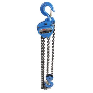 Steel forged 2 t 3 m Manual Trolley Hoist With Automatic Double Pawl Braking