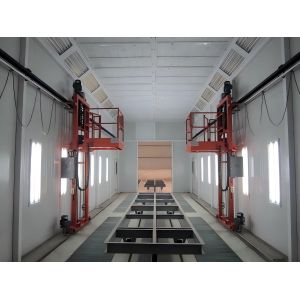 China 3D Cart Paint Booth Man Lift Perfect for Tall Workpieces in Spray Booths on sale