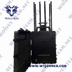 8 Antennas Bomb Signal Jammer 300 Watts VHF UHF For VIP Security