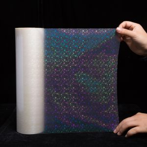 China New Design BOPP Thermal Holographic Lamination Film Transparent Holographic High Quality Hot Laminating Film for Packaging on sale
